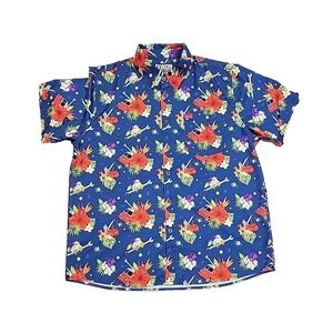 Dixxon Flannel Limited Edition Form & Function Snap On Hawaiian Shirt Men's 2XL